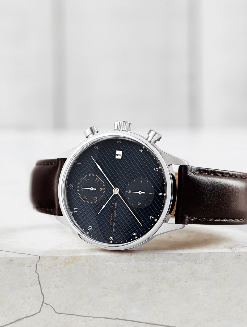 1815 Chronograph, Steel / Blue Turtle