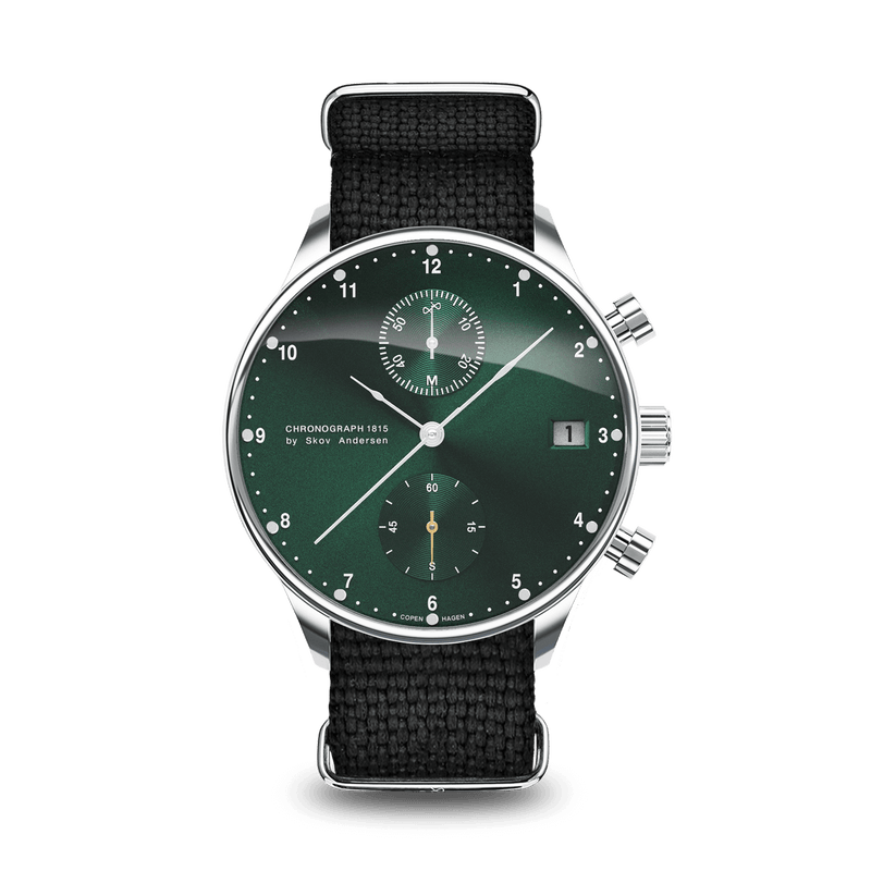 1815 Chronograph, Steel / Green Sunray