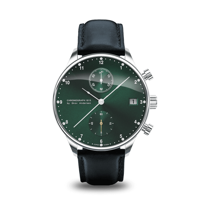 1815 Chronograph, Steel / Green Sunray