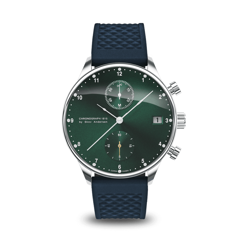 1815 Chronograph, Steel / Green Sunray