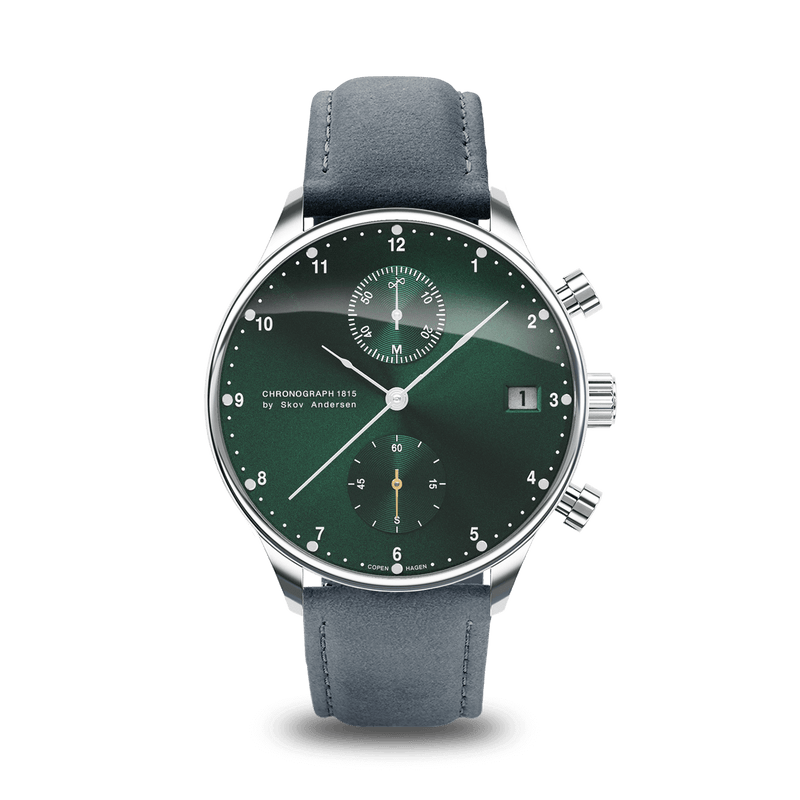 1815 Chronograph, Steel / Green Sunray