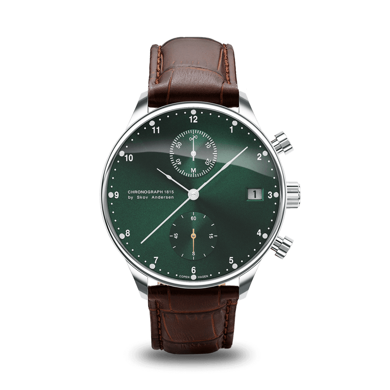 1815 Chronograph, Steel / Green Sunray