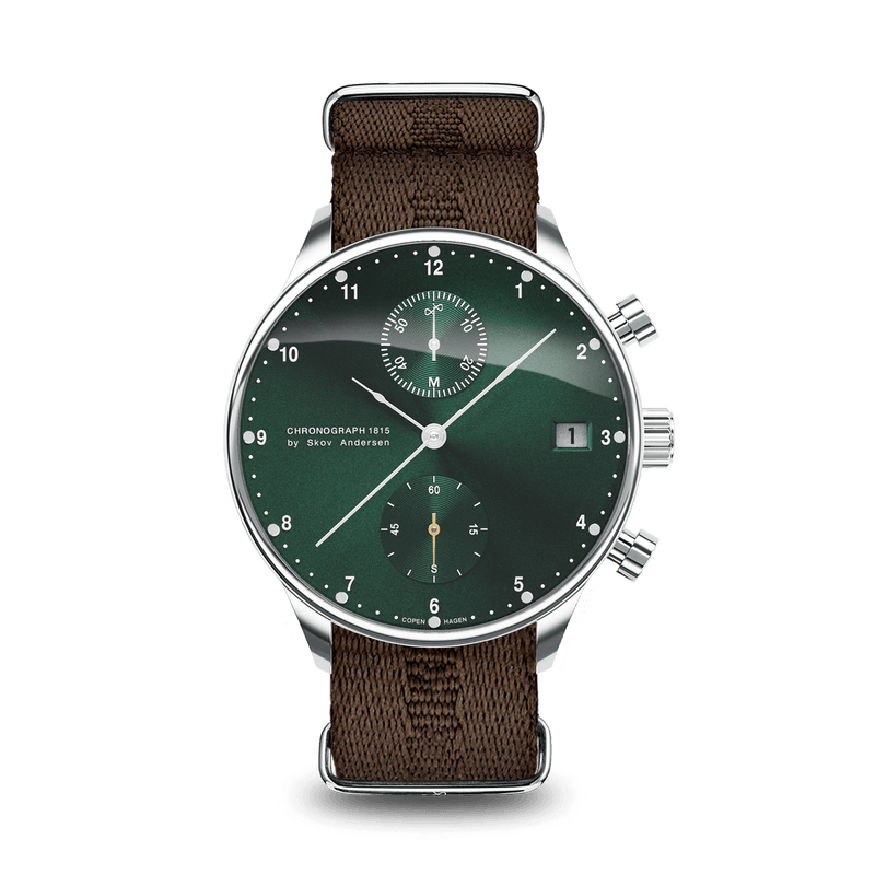 1815 Chronograph, Steel / Green Sunray