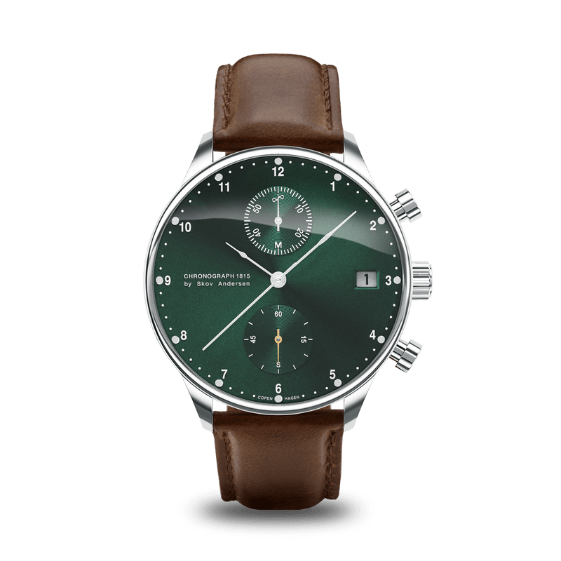 1815 Chronograph, Steel / Green Sunray