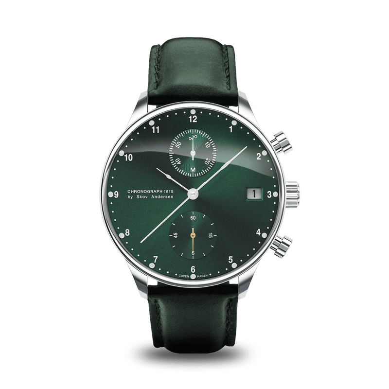 1815 Chronograph, Steel / Green Sunray