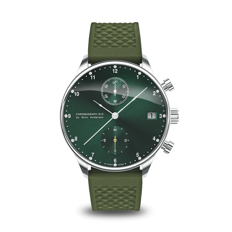 1815 Chronograph, Steel / Green Sunray