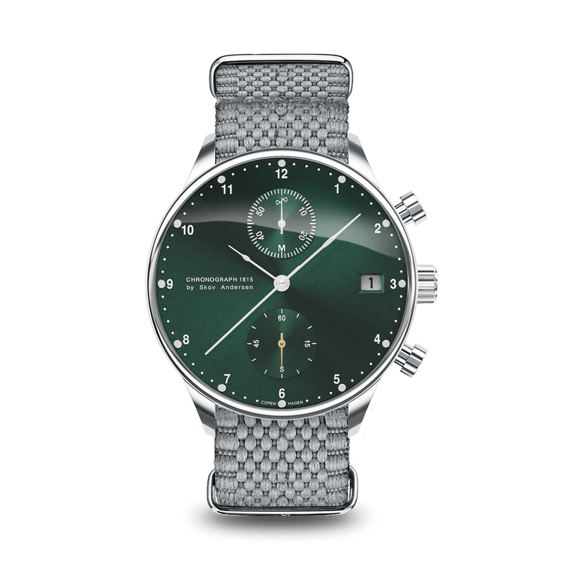 1815 Chronograph, Steel / Green Sunray