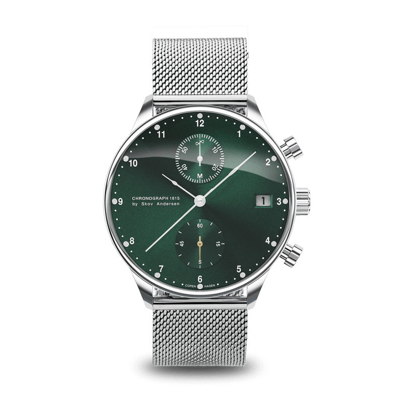 1815 Chronograph, Steel / Green Sunray