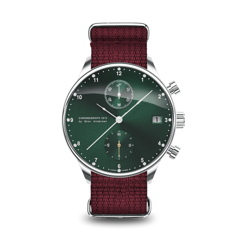 1815 Chronograph, Steel / Green Sunray