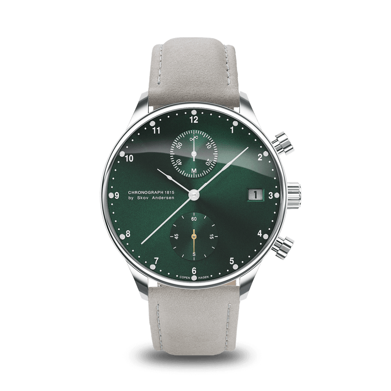 1815 Chronograph, Steel / Green Sunray