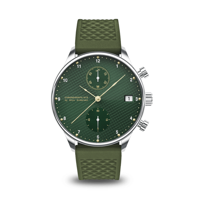 1815 Chronograph, Steel / Green Turtle