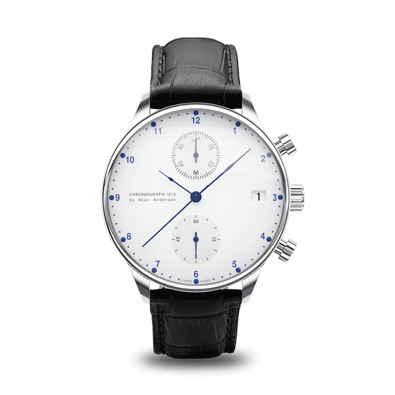 1815 Chronograph, Steel / White