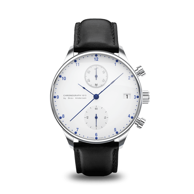 1815 Chronograph, Steel / White