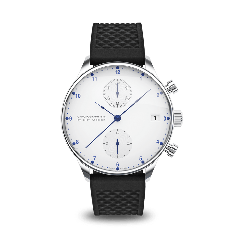 1815 Chronograph, Steel / White