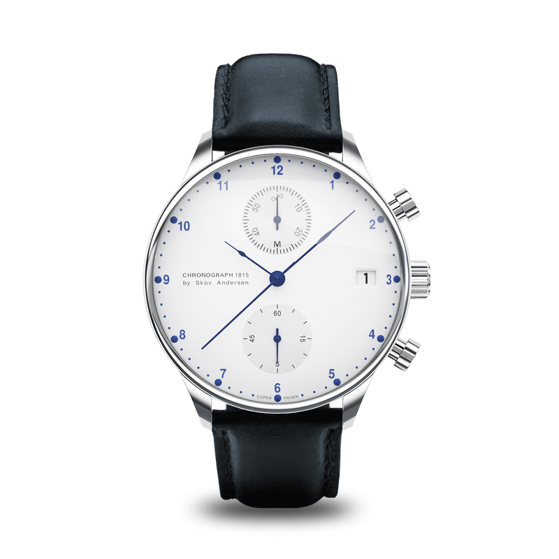 1815 Chronograph, Steel / White