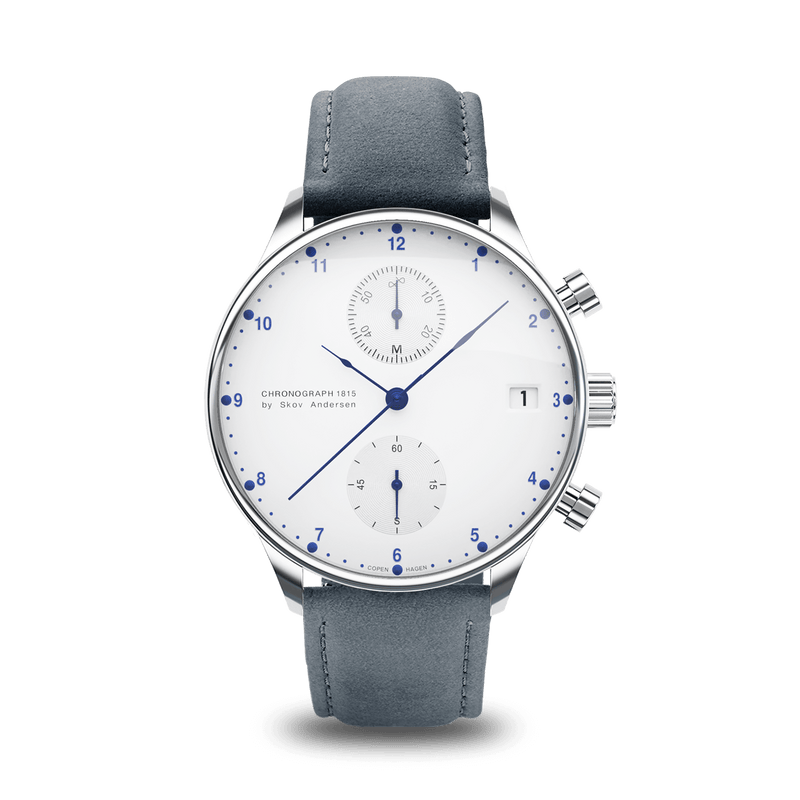 1815 Chronograph, Steel / White