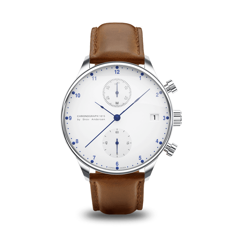 1815 Chronograph, Steel / White