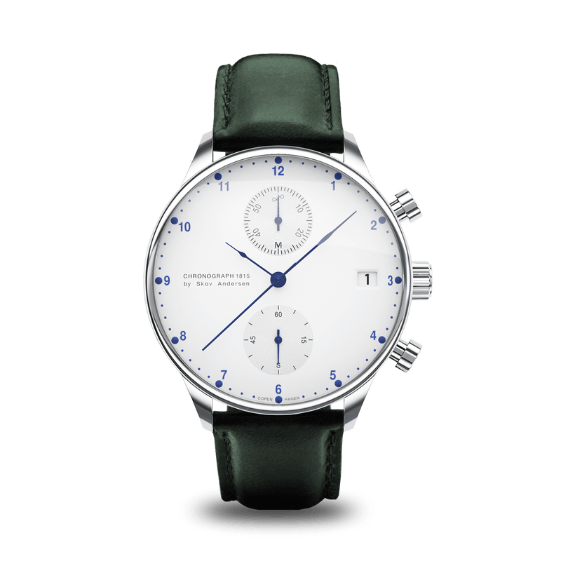 1815 Chronograph, Steel / White