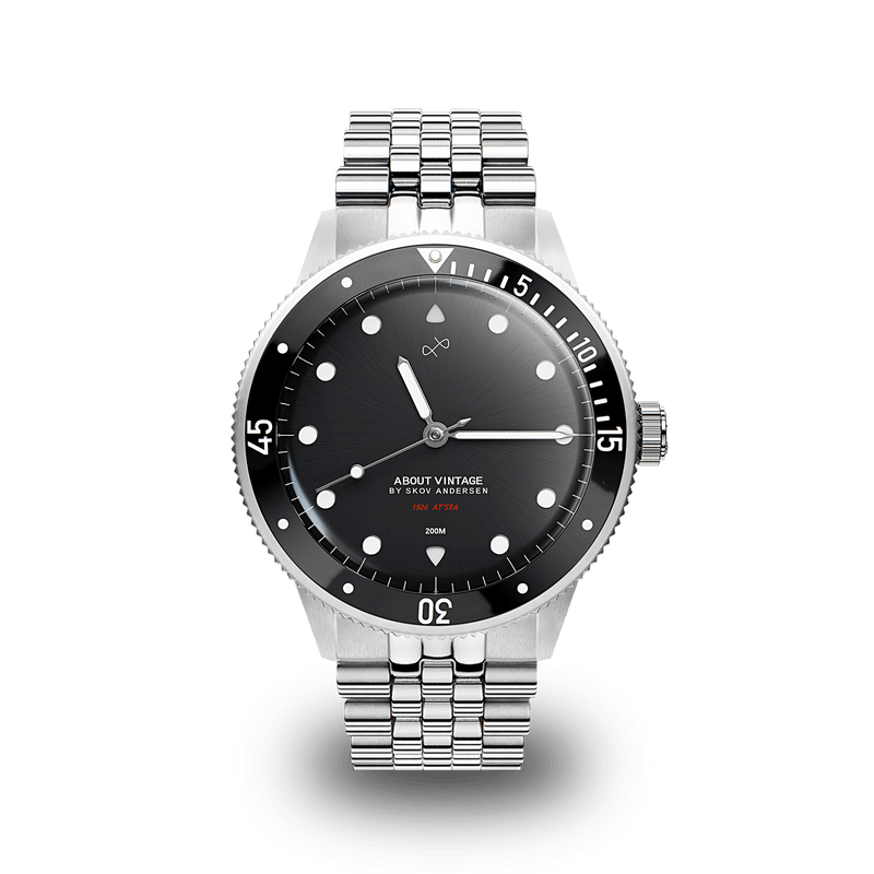 1926 At'sea, Steel / Black – 39MM