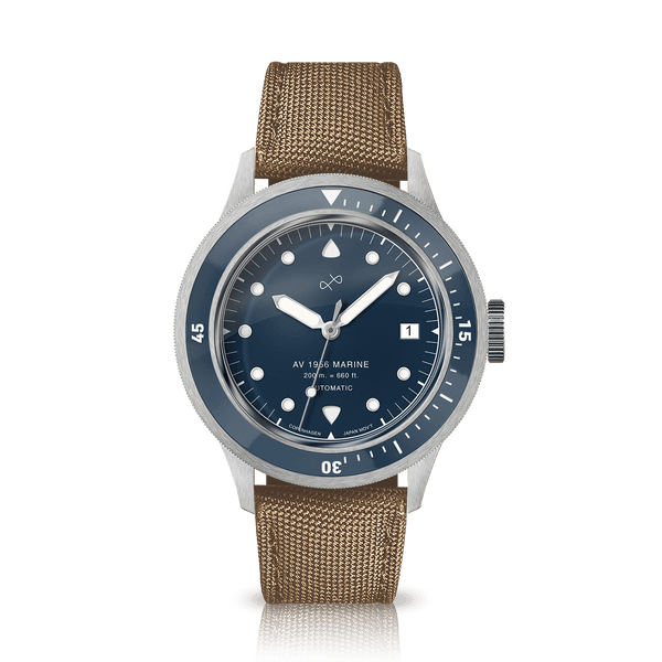 1956 Marine Automatic, Steel / Blue