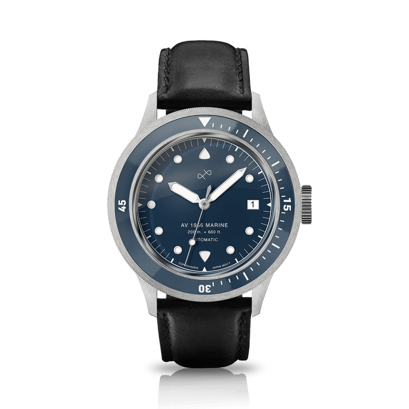 1956 Marine Automatic, Steel / Blue