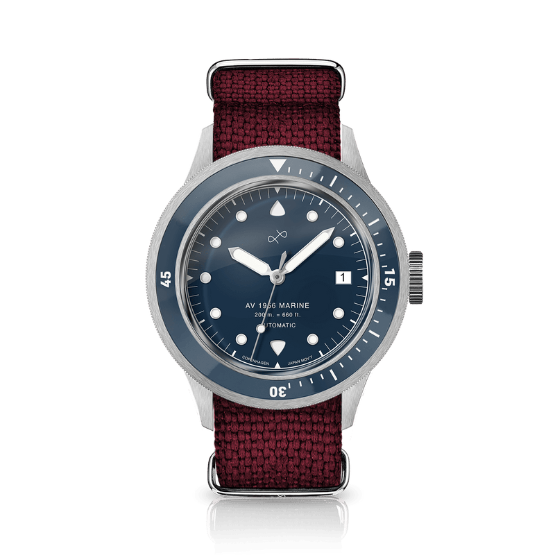 1956 Marine Automatic, Steel / Blue