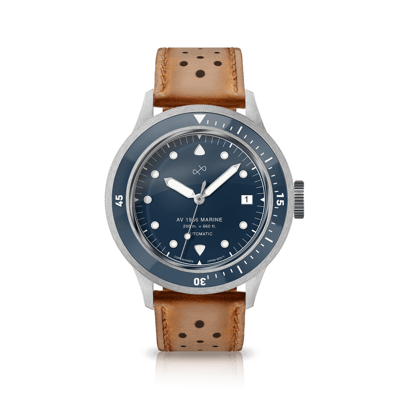 1956 Marine Automatic, Steel / Blue