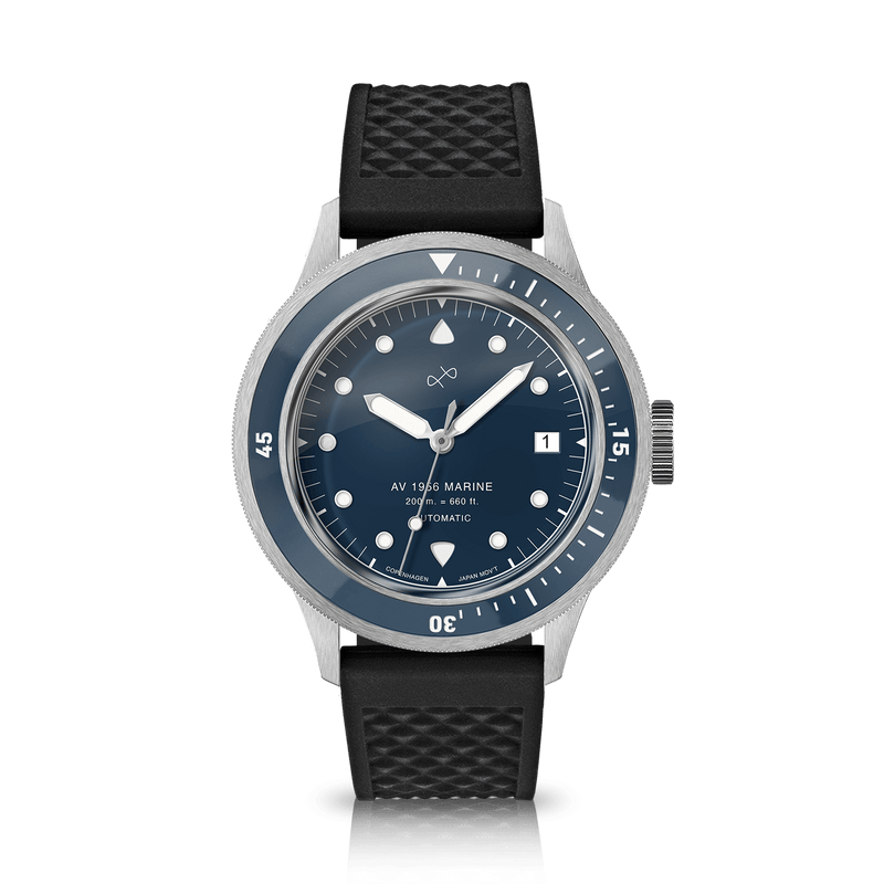 1956 Marine Automatic, Steel / Blue