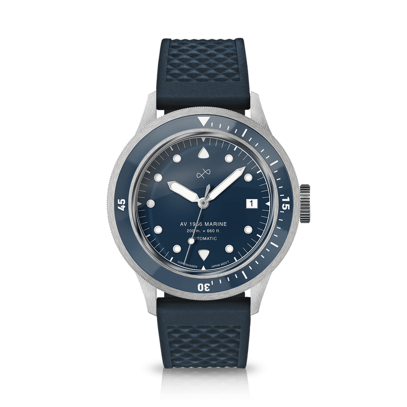 1956 Marine Automatic, Steel / Blue