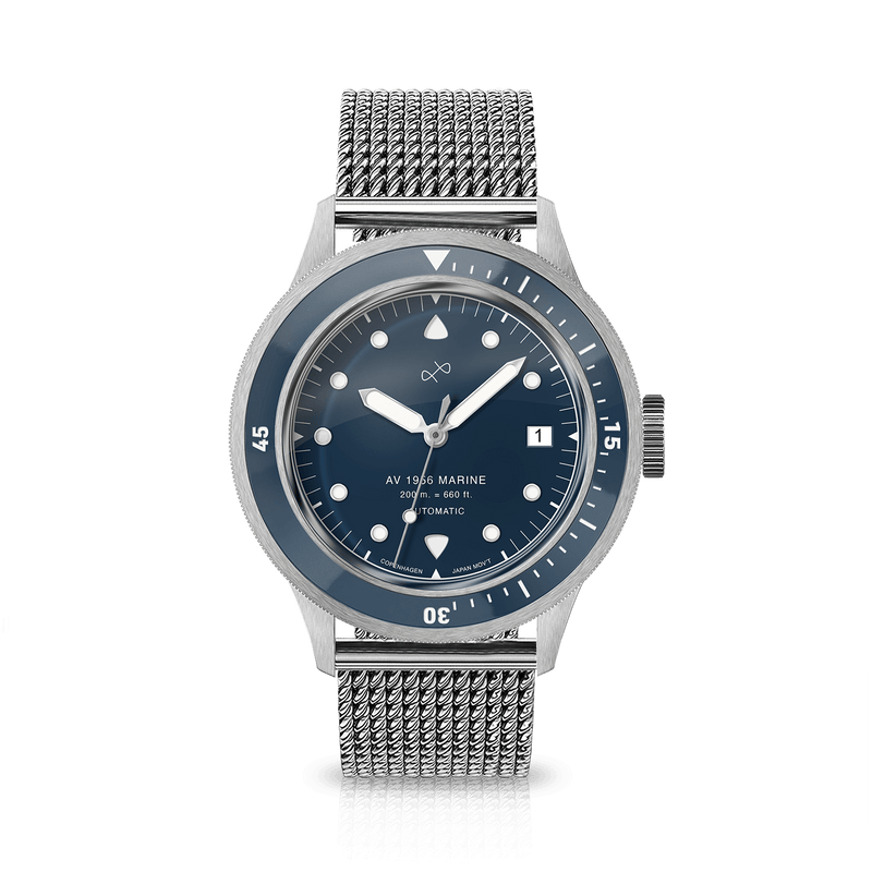 1956 Marine Automatic, Steel / Blue