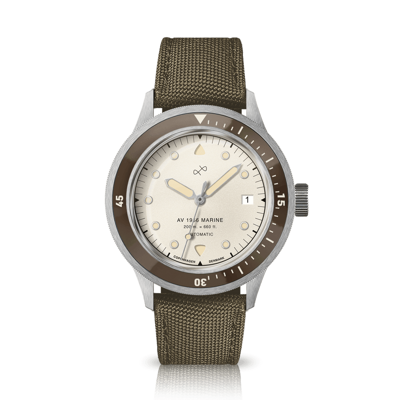 1956 Marine Automatic, Steel / Coffee & Cream