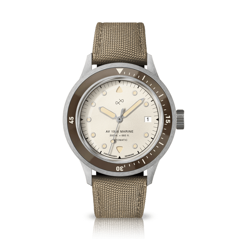 1956 Marine Automatic, Steel / Coffee & Cream