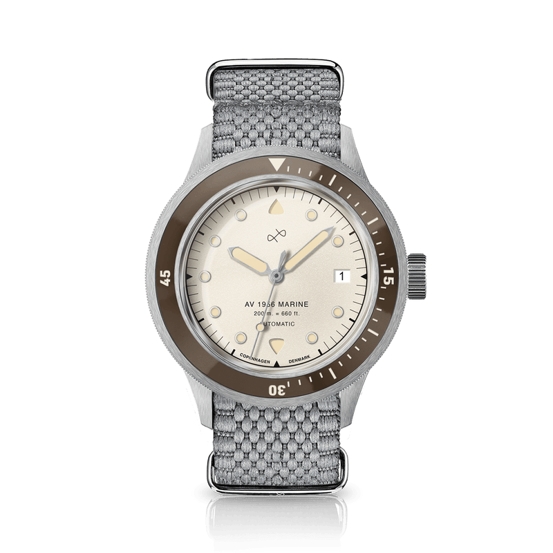 1956 Marine Automatic, Steel / Coffee & Cream