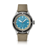 1956 Marine Automatic, Steel / Caribbean Blue