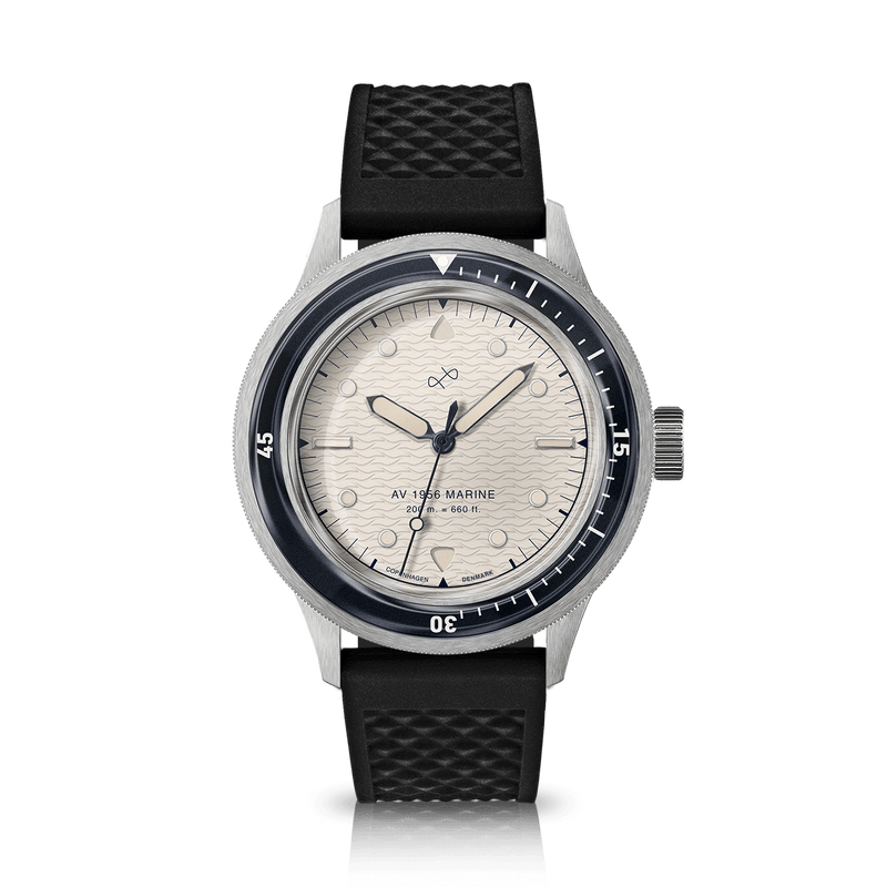 1956 Marine, Steel / Navy & Off White