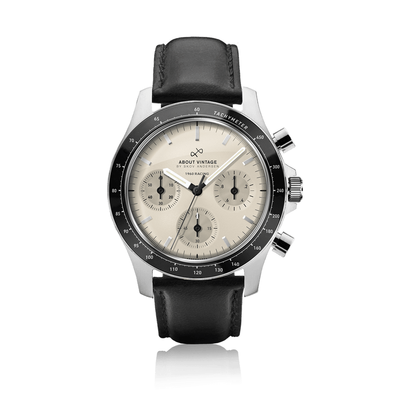 1960 Racing Chronograph, Steel / Off White