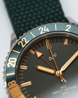 1970 Haagen GMT Automatic, Steel / Green  - Swiss Made