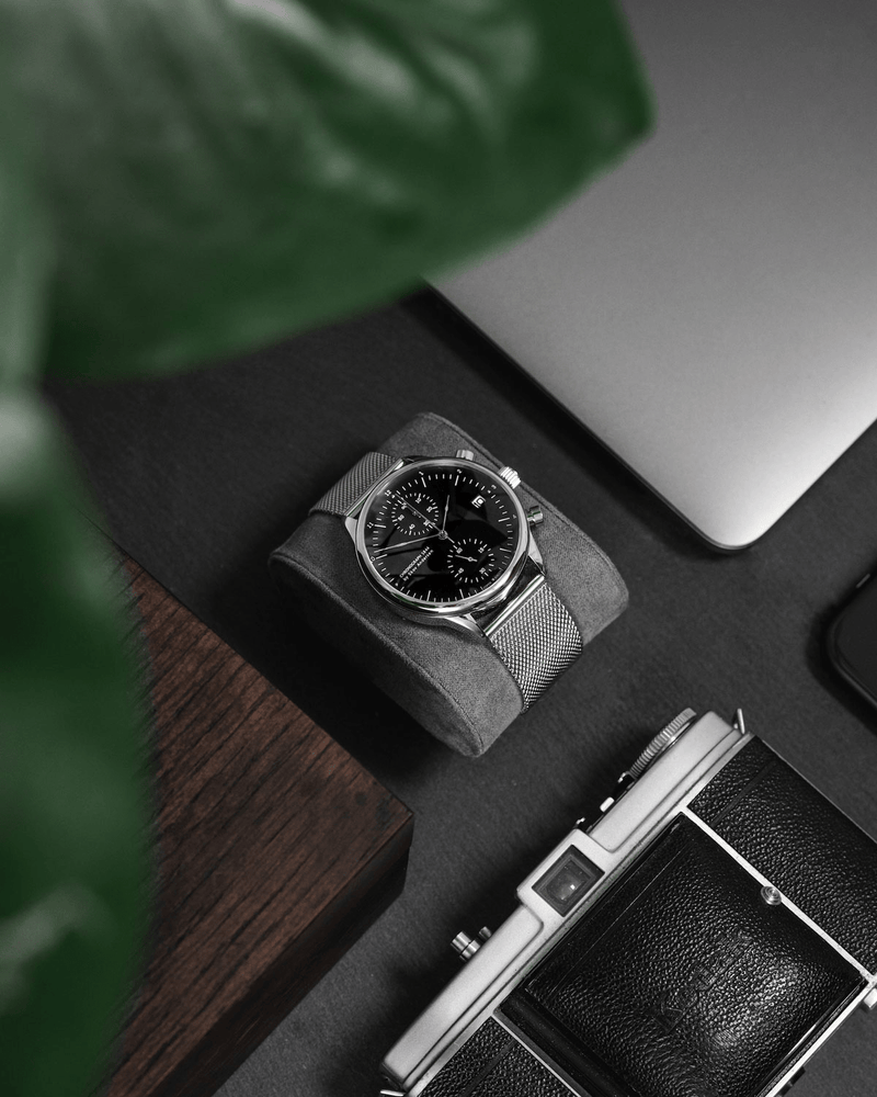 1844 Chronograph, Steel / Black