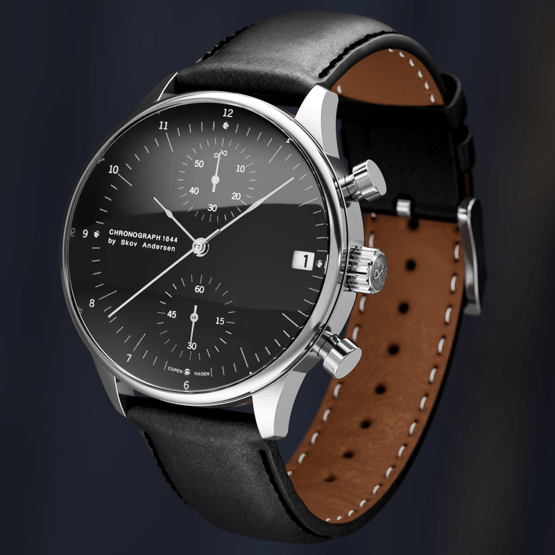 1844 Chronograph, Steel / Black