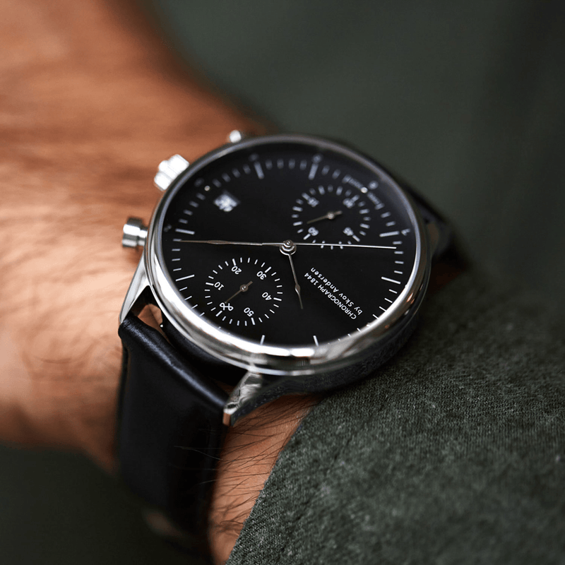 1844 Chronograph, Steel / Black