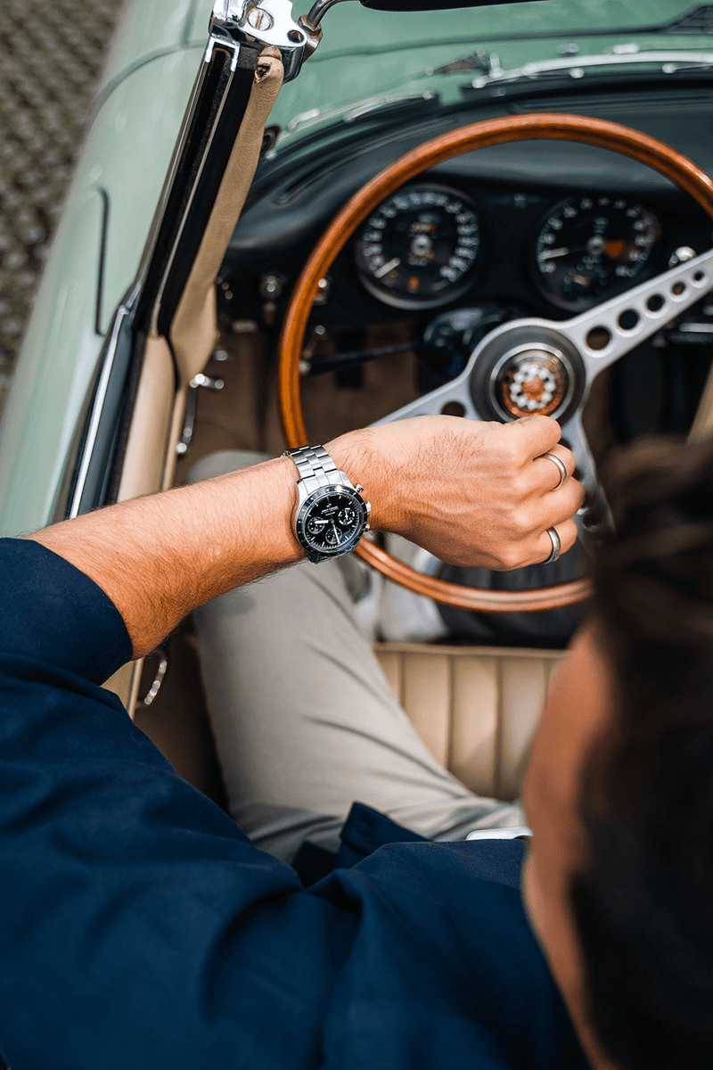 1960 Racing Chronograph, Steel / Midnight Blue