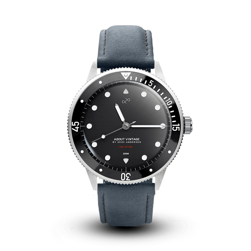 1926 At'sea, Steel / Black – 39MM