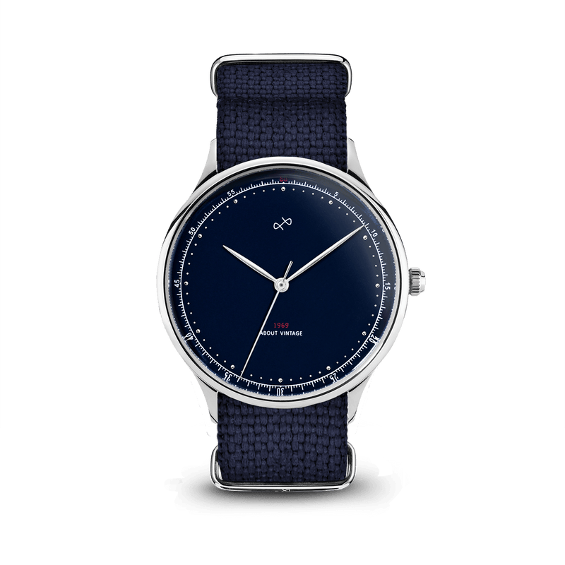 1969 Vintage, Steel / Midnight Blue - Special Edition – 39mm