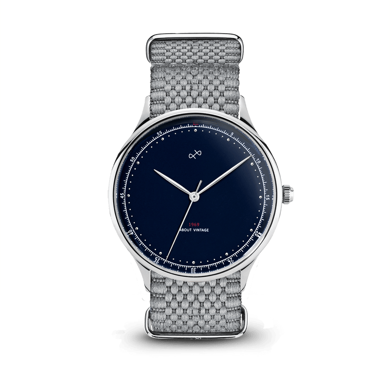 1969 Vintage, Steel / Midnight Blue - Special Edition – 39mm