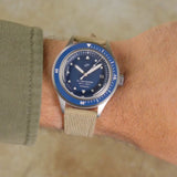 1956 Marine Automatic, Steel / Blue