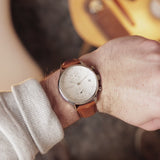 1844 Chronograph, Steel / White